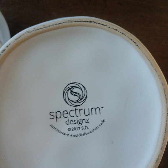 2017 Spectrum Designz White Teapot Floral/Woodland - Picture 6 of 11